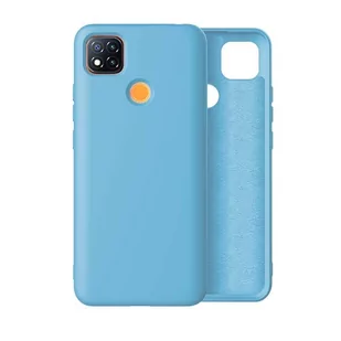 Xiaomi Etui Silikonowe Ochronne Redmi 9C NFC Niebieski Jasny - Szkła hartowane na telefon - miniaturka - grafika 1