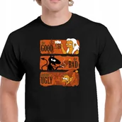 Koszulki męskie - PO56 KOSZULKA ROZCZAROWANI SERIAL FILM LUCI ELFO BEAN PREZENT CZARNA XL - miniaturka - grafika 1