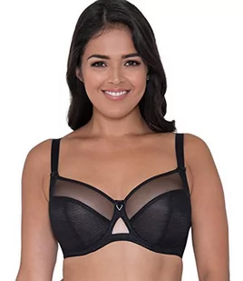 Curvy Kate Damski biustonosz zwycięstwo balkon na co dzień, Czarny, 85M - Biustonosze - miniaturka - grafika 1