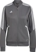 Bluzy damskie - Bluza damska adidas Condivo 22 Track Jacket Full Zip szaro-biała HD2280-XS - miniaturka - grafika 1