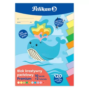 Pelikan, Blok kreatywny pastelowy A4 premium - Podobrazia, bloki, papiery - miniaturka - grafika 1