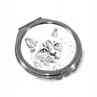 Lusterka do makijażu - Kot birmański Lusterko kieszonkowe składane - miniaturka - grafika 1