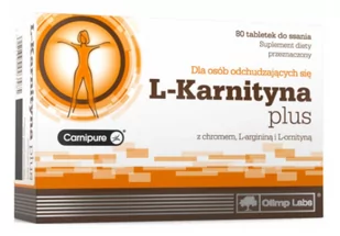 Olimp L-karnityna Plus 80 tab./300mg - Spalacze tłuszczu - miniaturka - grafika 2