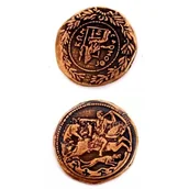 Gry planszowe - Antyczna Miedziana Metalowa Moneta 1 szt - miniaturka - grafika 1