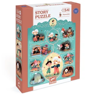 Puzzle opowieść - PINOKIO 54 elem. DJ07052 - Puzzle - miniaturka - grafika 1