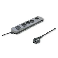 Listwy zasilające - QOLTEC Listwa antyprzepięciowa Quick Switch 4 Gniazda 1.5 (50163) - miniaturka - grafika 1
