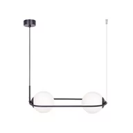 Lampy sufitowe - Lampa wisząca w kolorze czarno-białym, nad stół K-5102 z serii PARVA (｡◕‿◕｡) - miniaturka - grafika 1