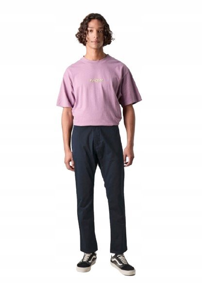 G STAR RAW GRANATOWE ELEGANCKIE SPODNIE PROSTE 33/32 6BA