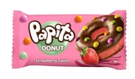 Ciastka - Papita Donut o smaku truskawkowym 40 g - miniaturka - grafika 1