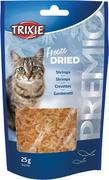 Mokra karma dla kotów - Trixie Przysmak PREMIO Freeze Dried Shrimps krewetki 25 g |DLA ZAMÓWIEŃ + 99zł GRATIS! - miniaturka - grafika 1