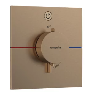 HANSGROHE 15571140 ShowerSelect Comfort E Bateria termostatyczna, podtynkowa do 1 odbiornika Brąz Szczotkowany - Baterie podtynkowe - miniaturka - grafika 1