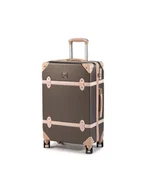 Walizki - Semi Line Średnia Twarda Walizka T5508-3 Brązowy - miniaturka - grafika 1