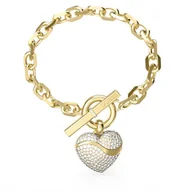 Bransoletki - Bransoletka Guess JUBB0449 6JW Złoty - miniaturka - grafika 1