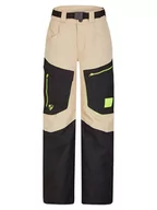 Spodnie narciarskie - Ziener Spodnie narciarskie "Akando" w kolorze czarno-beżowym - miniaturka - grafika 1