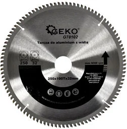 Geko Tarcza widiowa piła do aluminium 210x100Tx32mm G78101 - Tarcze do pił - miniaturka - grafika 1