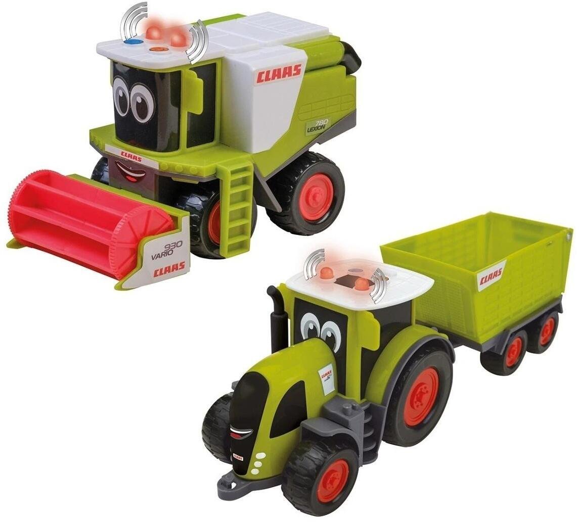 Happy People Zestaw Claas Mini traktor kombajn i przyczepa