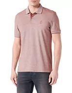 Koszulki męskie - s.Oliver Bernd Freier GmbH & Co. KG Męska koszulka polo, z krótkim rękawem, brązowa, L, brązowy, L - miniaturka - grafika 1