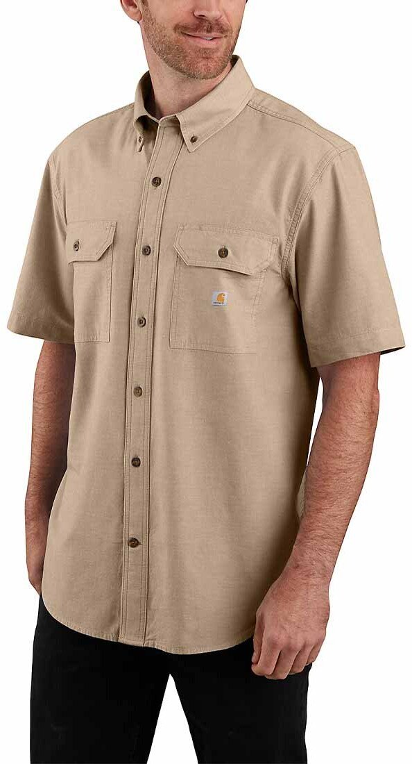 Carhartt Koszula Carhartt Midweight Chambray Dark Tan