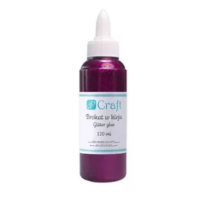 Craft Brokat w kleju 120 ml Purple DP - Przybory szkolne - miniaturka - grafika 1