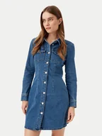 Sukienki - ONLY Sukienka jeansowa Believe 15326613 Niebieski Slim Fit - miniaturka - grafika 1
