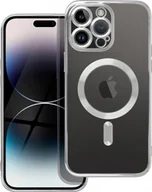 Etui i futerały do telefonów - OEM Futerał ELECTRO MAG COVER kompatybilny z MagSafe do IPHONE 16 Plus srebrny - miniaturka - grafika 1