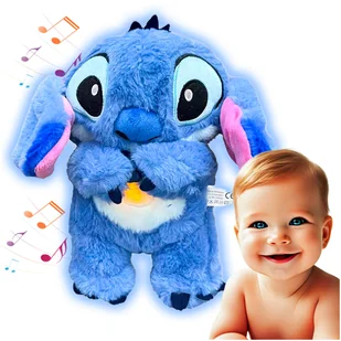 STITCH MIŚ PRZYTULANKA MASKOTKA ODDYCHAJĄCA USPOKAJACZ SZUMIĄCY SEN - Szumiące zabawki - miniaturka - grafika 1