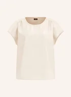 Bluzki damskie - Joop! Bluzka Tancy Z Mieszanki Materiałów beige - miniaturka - grafika 1