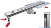Odpływy liniowe - Wiper New Premium Revers Odpływ liniowy z kołnierzem 120 cm syfon drop 50 mat 500.0255.03.120 - miniaturka - grafika 1