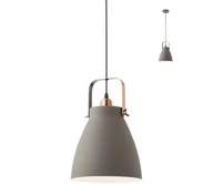 Lampy sufitowe - Redo 01-1275 - Żyrandol na lince ARNE 1xE27/42W/230V szary - miniaturka - grafika 1