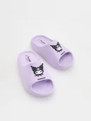 Buty dla dziewczynek - Reserved - Lekkie klapki Kuromi - lawendowy - miniaturka - grafika 1