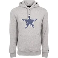 Bluzy męskie - New Era NFL Team Logo PO Dallas Cowboys bluza z kapturem, męska, szary, XL - miniaturka - grafika 1