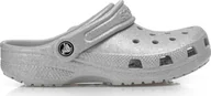 Buty dla dziewczynek - Crocs Klapki dziecięce Crocs Classic Glitter Clog - miniaturka - grafika 1