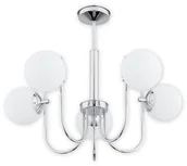 Lampy sufitowe - Lemir Ape żyrandol 5 pł. / chrom O2855 W5 CH - miniaturka - grafika 1