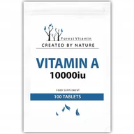 Witaminy i minerały dla sportowców - FOREST VITAMIN Vitamin A 10000 IU 100tabs - miniaturka - grafika 1