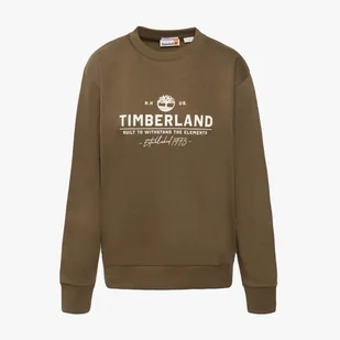TIMBERLAND BLUZA TFO WORK GRAPHIC BRUSHBACK CREW NECK - Timberland - Bluzy męskie - miniaturka - grafika 1