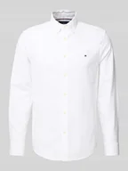 Koszule męskie - Koszula casualowa o kroju slim fit z czystej bawełny - miniaturka - grafika 1