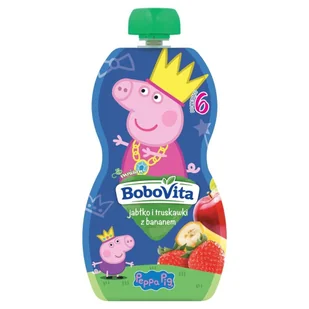 BOBOVITA JABŁKO, BANAN TRUSKAWKA 100G - Koncentraty warzywne, przeciery - miniaturka - grafika 1