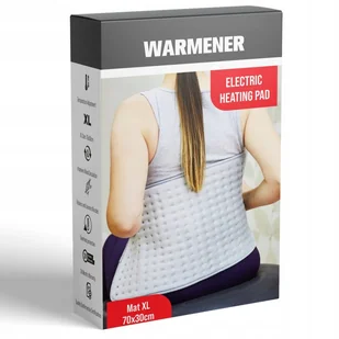 Elektryczny Pas Grzewczy XL 70x30 cm – 100W Regulacja Temperatury i Auto-Wyłączanie - Poduszki, koce i materace lecznicze - miniaturka - grafika 1