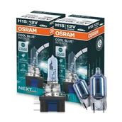 Żarówki samochodowe - Osram COOL BLUE Intense NextGen H15 PGJ23t-1 12V 2szt. + Osram W5W Intense - miniaturka - grafika 1