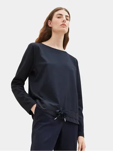 Tom Tailor Bluza 1038188 Granatowy Regular Fit - Bluzy damskie - miniaturka - grafika 1