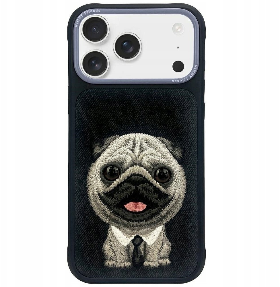 Etui Nimmy Big Eyed Pet 2.0 Dog do iPhone 17 czarny