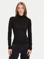 Swetry damskie - Guess Golf W4BP14 KCGM2 Czarny Slim Fit - miniaturka - grafika 1