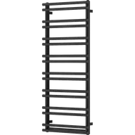Grzejniki łazienkowe - Mexen Saturn grzejnik łazienkowy 1200 x 500 mm, 409 W, czarny - W108-1200-500-00-70 - miniaturka - grafika 1