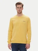 Bluzy męskie - Pepe Jeans Bluza Damian PM582754 Żółty Regular Fit - miniaturka - grafika 1