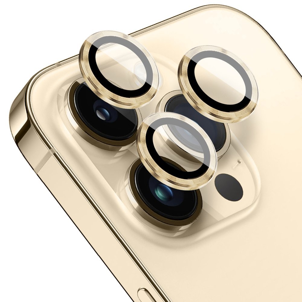Osłona aparatu, szkło 9H do iPhone 13 Pro Max, 1 zestaw, złota