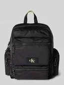 Plecaki - Plecak Calvin Klein Jeans Tech Utility Backpack LV04G3122G Czarny - miniaturka - grafika 1