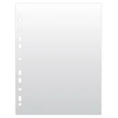 Koszulki na dokumenty - Donau Koszulki A4 krystaliczne w folii - miniaturka - grafika 1