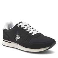 Sneakersy męskie - Sneakersy U.S. Polo Assn. ALTENA001A Czarny - miniaturka - grafika 1