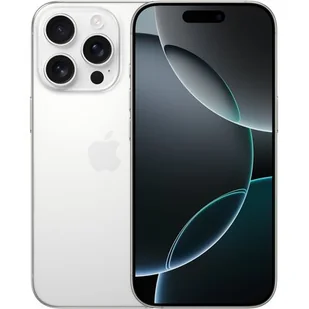 Apple iPhone 16 Pro 128GB Tytan Biały - Telefony komórkowe - miniaturka - grafika 1