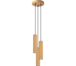 Sollux SL.1557 - Żyrandol na lince KARBON 3xGU10/10W/230V złoty - Lampy sufitowe - miniaturka - grafika 1